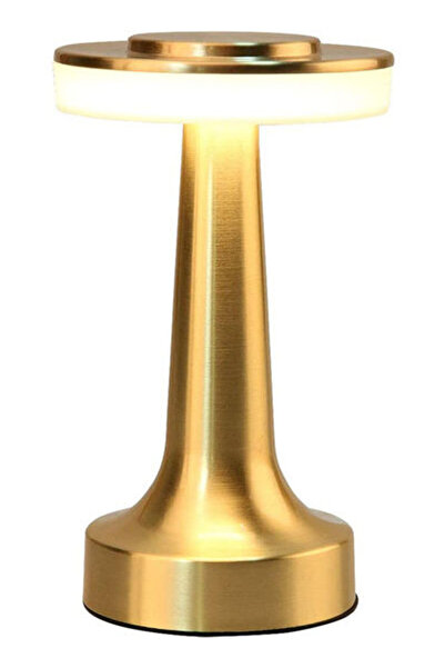 COOYA Touch LED Charging Table Lamp Gold