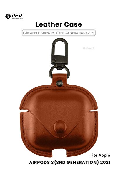 ineix Leather Protection Case Cover For Apple AirPods 3 (3Rd Greneration) 2021