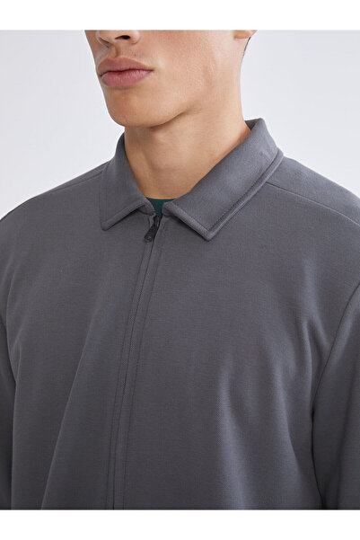 LC Waikiki Ανδρικό φούτερ με φερμουάρ XSIDE Polo Collar