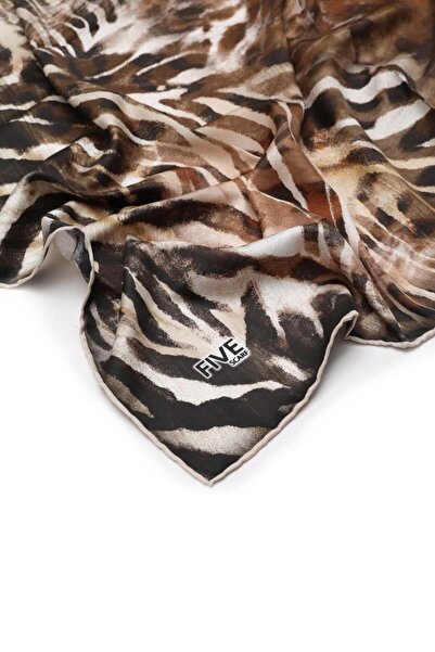 Levidor Καφέ ψηφιακό κασκόλ από τυλίγματα