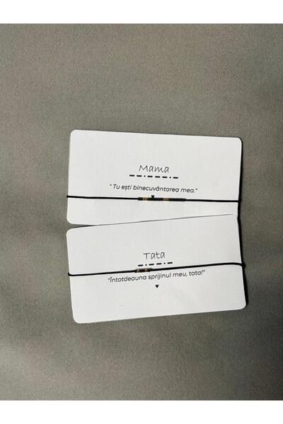 OEM Set bratari cod morse - Mama - Tata