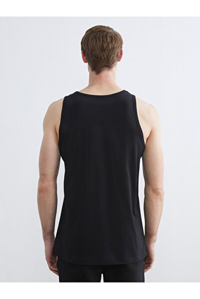 LC Waikiki Ozmarka New Season Large Size U-Neck Combed Cotton Men's Undershirt 3-Piece Set