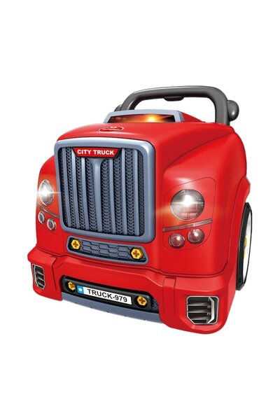 NO BRAND Children's truck with steering wheel, sounds and lights