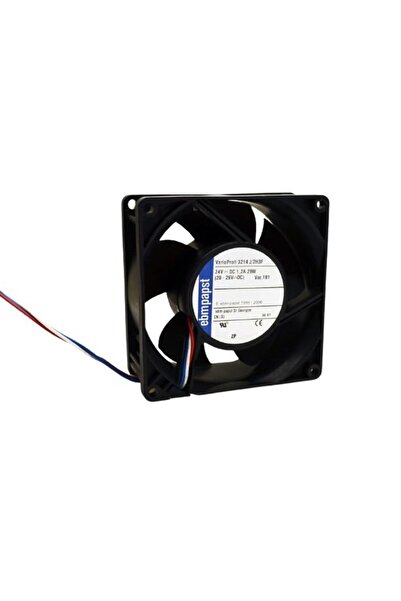 EBMPAPST مروحة 3214J/2H3F بجهد 24 فولت تيار مستمر، 1.2 أمبير، 29 واط، مقاس 92×92×38 ملم