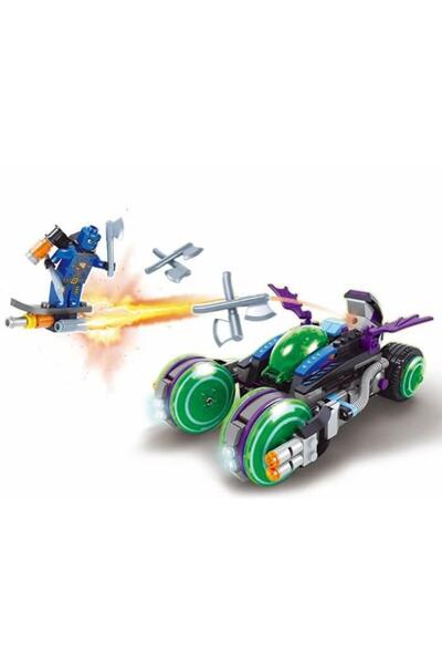 hak-iş oyuncak Energy Danger Super Vehicle Battle Set 350 Piece Building Block Toy
