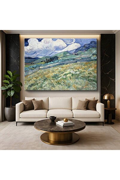 Genel Markalar Vincent van Gogh Saint-Rémy Arkası Dağ Manzarası Doğa Resmi Ka...