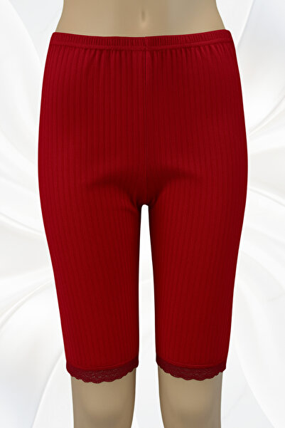 ali altun iç giyim Women's 100% Cotton Knee Lace Shorts 6575 – under Skirt Shorts & Undershirts