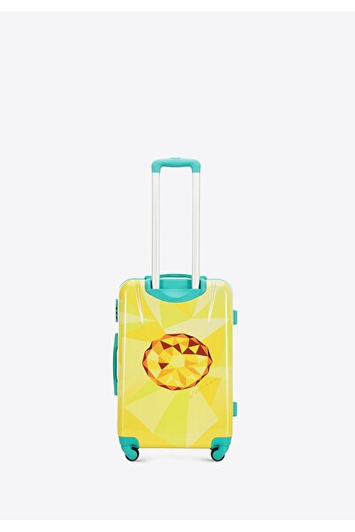 Wittchen Men's Medium ABS Suitcase with Print Yellow ABS
