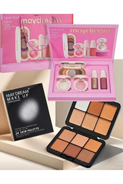 MAYDREAM الطقم الزهري من ماي دريم مع كنتور من ماي دريم