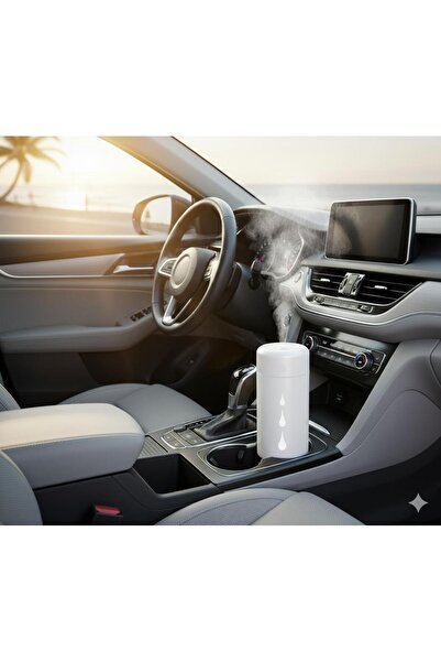 Space Buharlı hava temizleyici beyaz Araç içi-Ev-Ofis