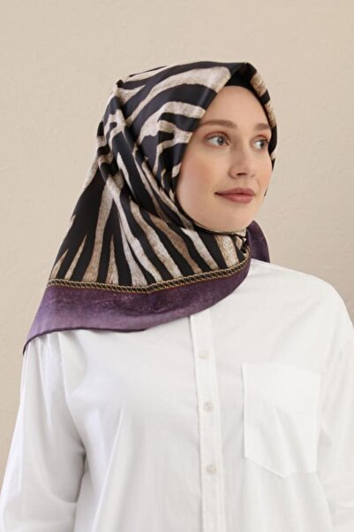 Levidor Purple Twill Digital Scarf