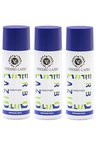 Viterbo Lazio Narkotique 3 X 200 Ml Unisex Deodorant
