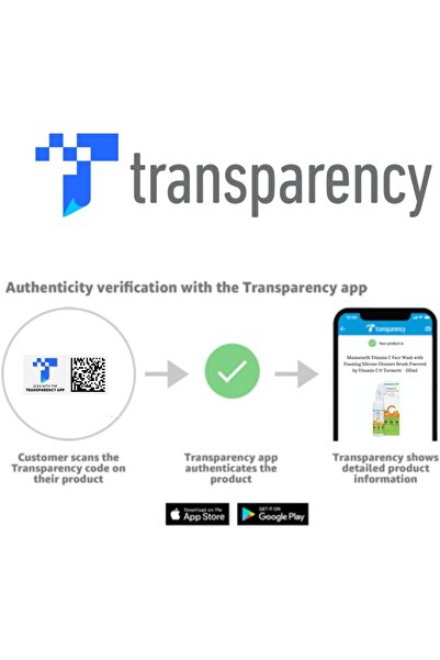 Mamaearth غسول الوجه الرغوي بفيتامين سي مع فرشاة تنظيف السيليكون والكركم، 150 مل