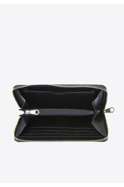 Wittchen Women's Leather Wallet with Chain, Black, Leather