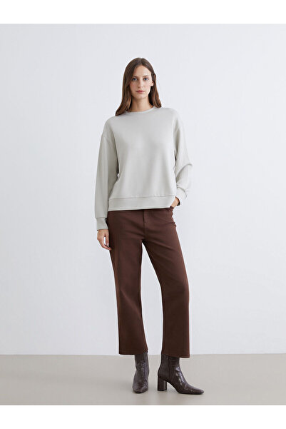 LC Waikiki Vizyon New Season Crew Neck Oversize Women's Sweatshirt