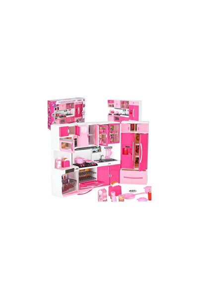 kik Doll Kitchen Furniture - 4 Modules with Sound and LED, 48 cm