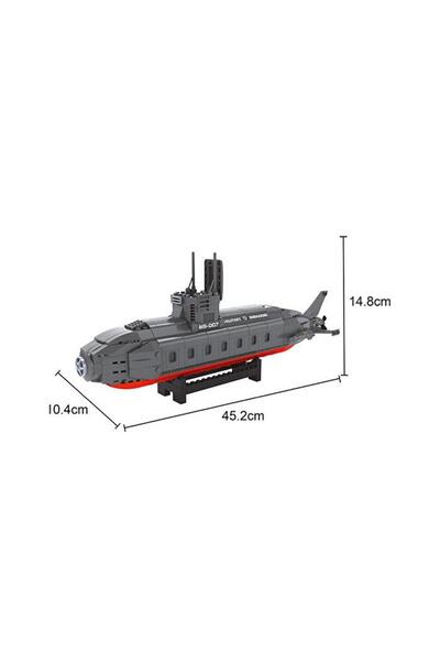 hak-iş oyuncak Submarine Building Block Set 502 Pieces