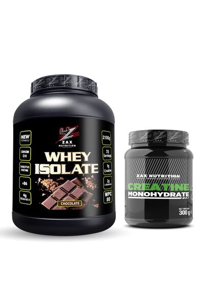 zax nutrition WHEY ISOLATE 2100 GR---- CREATIN 300 GR