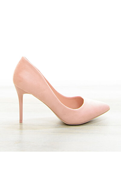 Elis Fashion Women's pink shoes with 9 cm stiletto heel #6838