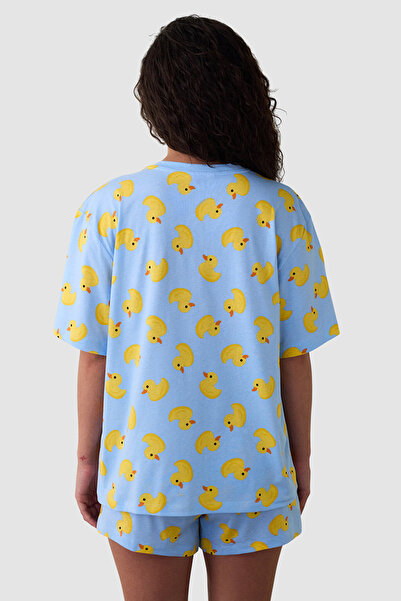 Penti Cuteness Blue Cotton Shorts Set