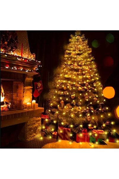 REDz Accessories Christmas Curtain Tree Installation, 160 LEDs, 9 lines, Length 2.2m, Warm Light