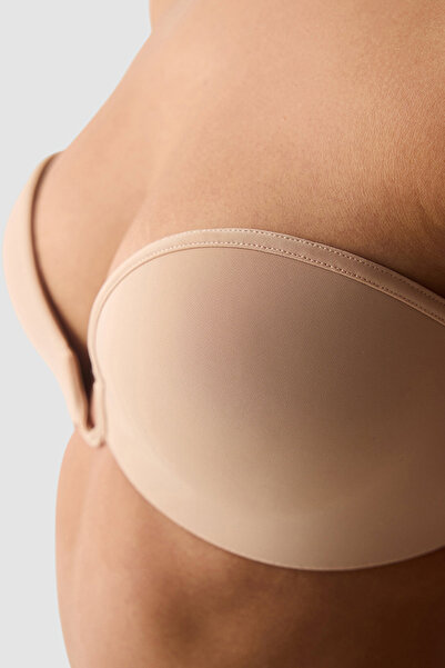 Penti Push Up Deep Decolette Nude Bra