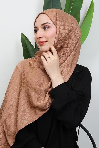 GİYZAMİLA Halka Aerobin Shawl Copper