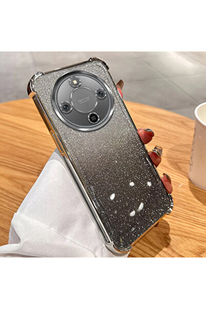 Generic Glitter Case for Honor X9D 5G ，Plating Edge，Ultra Slim，Luxury Gradient Shockproof Honor X9D Cover