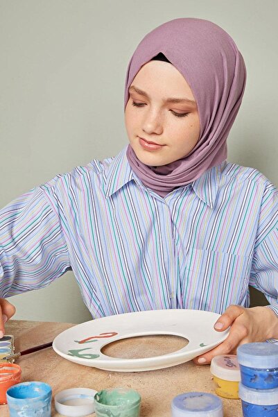 Levidor Light Purple Modal Cotton Shawl