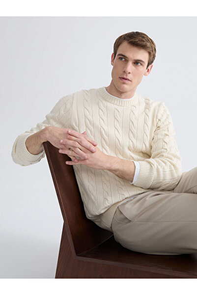 LC Waikiki Ανδρικό πλεκτό πουλόβερ με λαιμόκοψη