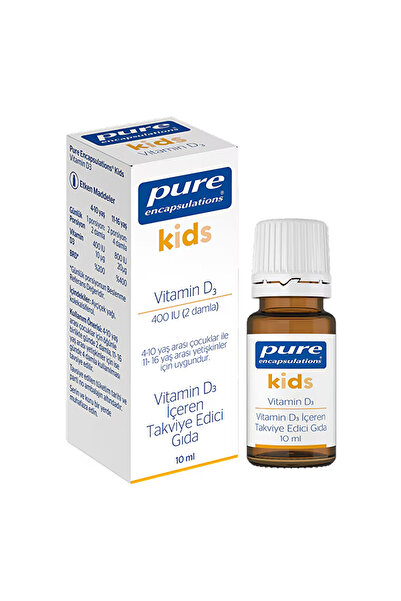Pure Encapsulations Kids Vitamin D3 Drops 10 ml - Unflavored