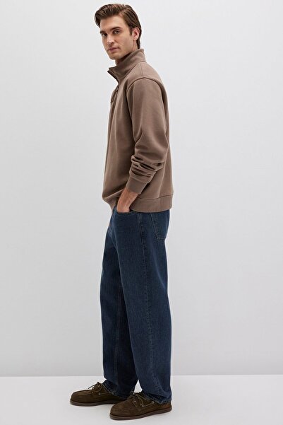 Mavi Чоловічий светр з напівзастібкою