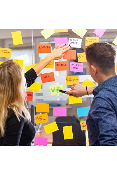 POLABOOK Electrostatic Yellow Smart Note Paper 7X10Cm - 100 Sheets