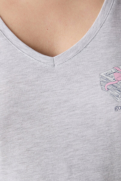 Penti Checked Pattern Cotton Pyjama Set