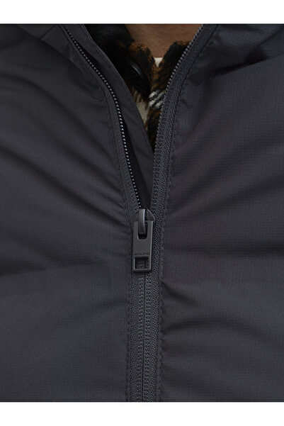 Jack & Jones JACK & JONES Soho Puffer Hood χειμερινό μπουφάν Sn - 12278749-Μαύρο