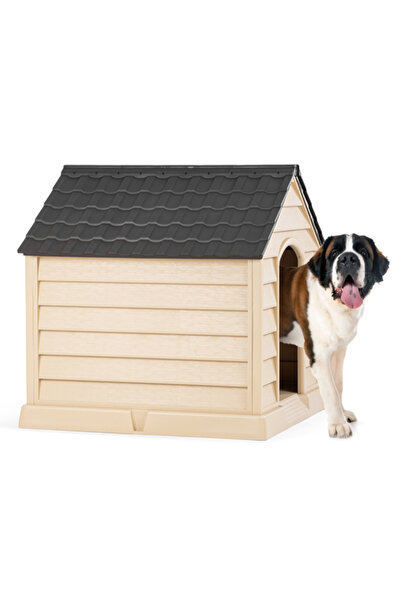 Store Büyük Köpek Kulübesi Bahçe Dış Mekan Su Geçirmez Dayanıklı Köpek Evi