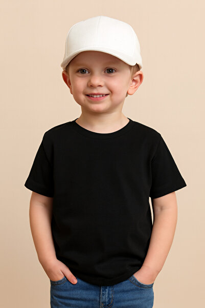 GONCA ŞAPKA Luxury Cotton Children's Plain Unprinted Hat