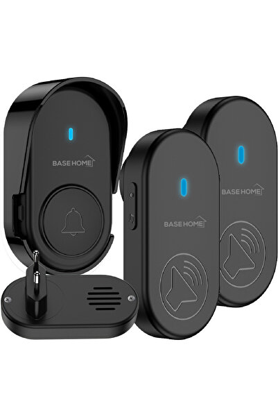 BaseHome Sonerie wireless cu priză de 230V, baldachin impermeabil 250M IP44 F501