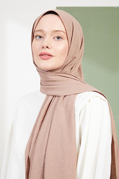 Levidor شال كريب سالمون كراش