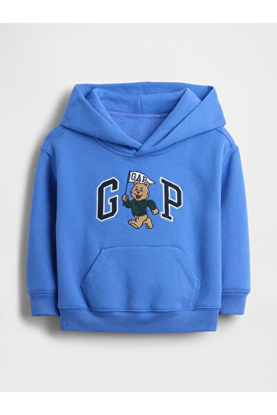 GAP Erkek Bebek Açık Mavi Brannan Bear Logo Sweatshirt