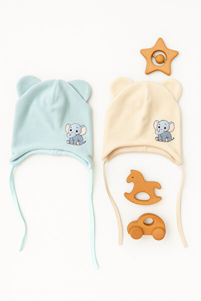 greenmoss Fleece on the Outside, 100% Cotton on the Inside, Baby Beanie