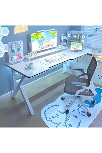 HayaBazaar Gaming Desktop Computer Desk,Home Office Desk,Versatile Gaming and Study Solution