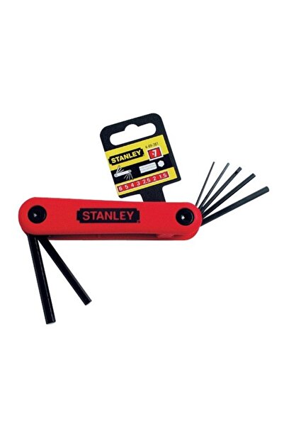 FiSKARS Stanley 4-69-261 Set of 7 folding hex keys 1.5, 2, 2.5, 3, 4, 5, 6 mm