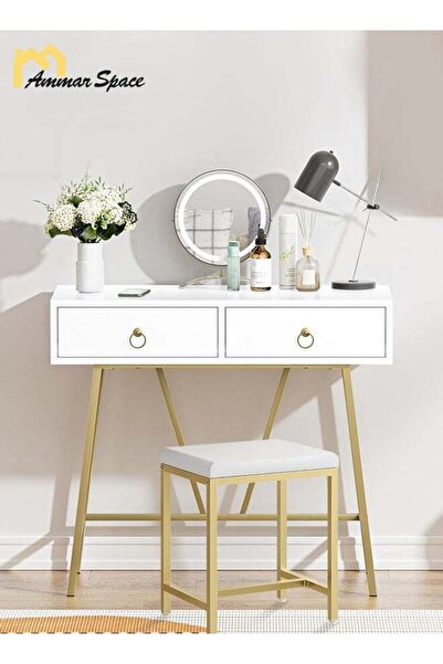 Ammar Space Dressing Table Multifunctional Bedroom Bedside Bedroom With Drawer Storage Modern Makeup Vanity