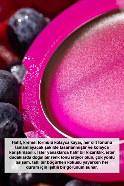 Essence Juicy Berry Renklendirici Dudak & Yanak Balmı