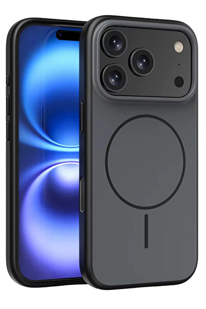 Fuchsia Apple iPhone 17 Pro Neva Magsafe Cover - Black