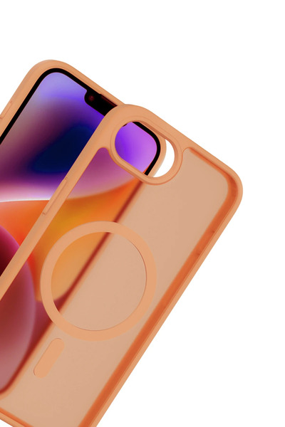 Fuchsia iPhone 16E Jota Magsafe Cover - Orange