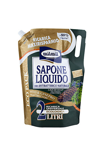 Mil Mil Antibatterico Pino e Ginepro 2l liquid soap