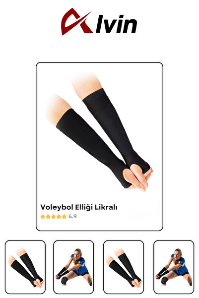 Alvin Spor Maneci pentru volei si fitness cu material elastic degete - Set dublu