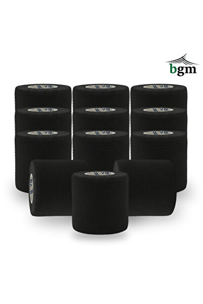 bgm ضمادة مرنة ذاتية اللصق 5 سم × 4.5 م ضمادة كوبان للرياضيين ضمادة مرنة